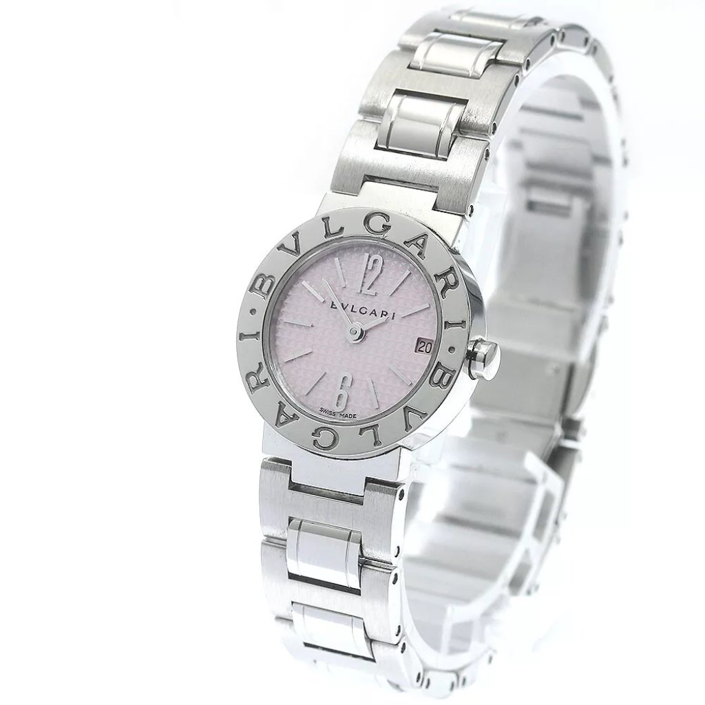Bvlgari Bvlgaribvlgari Bb23ss Date Pink Dial Quartz Ladies Watch869750